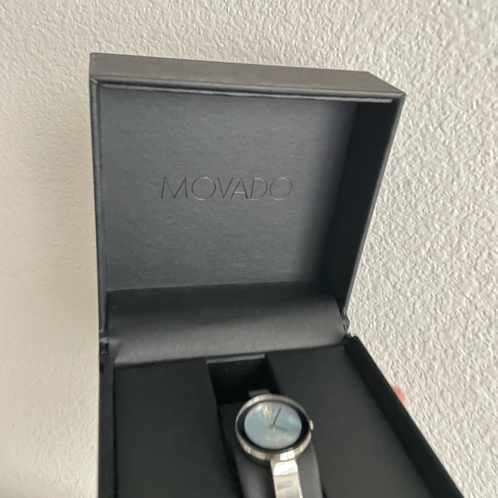 Movado Silver Watch - Picture 3 of 9